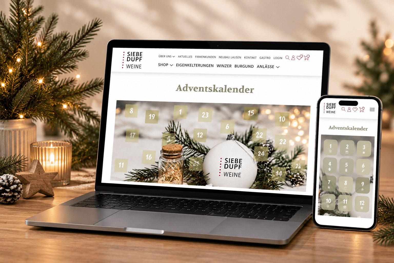 Siebedupf online Adventskalender